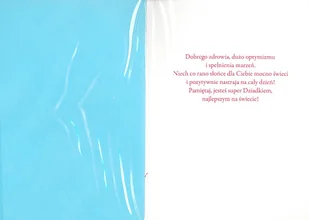 PAN DRAGON Karnet B6 HM-200, Dziadek, - Kartki okolicznościowe i zaproszenia - miniaturka - grafika 2