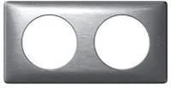 Inne - Legrand Celiane płyta z 2 otworami, srebrny - miniaturka - grafika 1