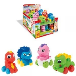 Clementoni Mięciutkie Dino na kółkach - Zabawki interaktywne dla dzieci - miniaturka - grafika 2