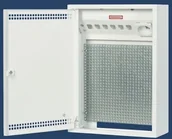 Rozdzielnie elektryczne - Karwasz Rozdzielnica natynkowa MRN-1 Patch panel gniazdo 250v 2P+Z płyta montażowa perforowana 255x350x100 MRN-1 MRN-1 - miniaturka - grafika 1