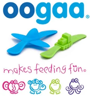 oogaa oogaa Green Boat silikonowa łyżeczka do karmienia - Sztućce dla dzieci - miniaturka - grafika 5