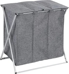 Wenko Kosz na pranie TRIO TOP kolor szary 3 komory 62094100 - Pojemniki łazienkowe - miniaturka - grafika 2