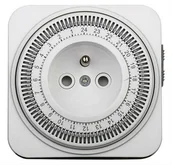 Liczniki energii elektrycznej - Solight przełącznik czasowy mechaniczny dobowy - miniaturka - grafika 1