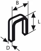 Inne mocowania - BOSCH Zszywka TK40 35G 1 2 mm 35 mm ocynkowana 2608200704 5000 szt - miniaturka - grafika 1