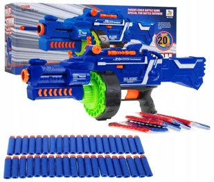 Hasbro Blaze Wyrzutnia Karabin Automat na naboje piankowe - Zabawki militarne - miniaturka - grafika 4