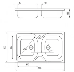 Deante Tango ZM5 0200 - Zlewozmywaki - miniaturka - grafika 2