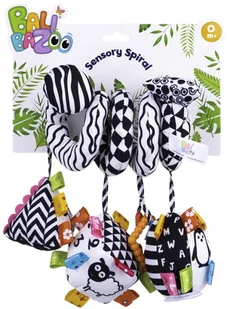 BaliBaZoo Kontrastowa Spirala Sensory do wózka - Zabawki interaktywne dla dzieci - miniaturka - grafika 2