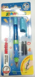 Titanum Pióro na naboje FLAMINGO niebieskie - Długopisy - miniaturka - grafika 2