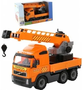 Wader POLESIE POLESIE Dźwig Volvo w pudełku - Samochody i pojazdy dla dzieci - miniaturka - grafika 2