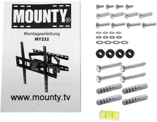 MOUNTY REGULOWANY UCHWYT ŚCIENNY TV LCD PLAZMA 32-75 CALI 40070232 - Uchwyty do telewizora - miniaturka - grafika 6