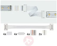 Taśmy LED - Paulmann Paulmann MaxLED łącznik uniwersalny,2 sztuki,biały - miniaturka - grafika 1