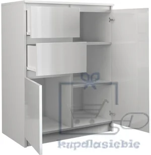 Nowoczesna Komoda Szafka Z Szufladami I Szafkami - Komody - miniaturka - grafika 4