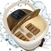 Masażery - Malatec Masażer do stóp z funkcją podgrzewania wody - poprawa krążenia krwi, niwelowanie bólu i napięcia mięśni, stymulacja punktów akupunkturowych na stopach - miniaturka - grafika 1