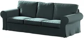 Pokrowce na meble - Dekoria Pokrowiec na sofę Ektorp 3-osobową nierozkładaną zgaszony szmaragd 216 x 83 x 73 cm Ingrid 610-705-36 - miniaturka - grafika 1
