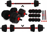 Sztangi - Hms Zestaw Hantli Regulowane Ze Sztangą 2x10 kg - miniaturka - grafika 1