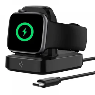 Spigen Ładowarka Ładowarka bezprzewodowa do Apple Watch PF2002 PowerArc Apple Watch Wireless Charger Black SPN1678BLK - Ładowarki do telefonów - miniaturka - grafika 3