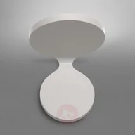 Lampy ścienne - Designerski kinkiet LED Rea 17 w kolorze białym - miniaturka - grafika 1
