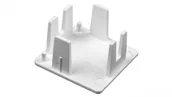 Kanały kablowe - OBO Bettermann Końcówka kanału WDK 30x30 HE30030RW biała 6193188 6193188 - miniaturka - grafika 1