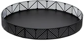 Tace i patery - Secret de Gourmet Taca ozdobna dekoracyjna kuchenna kolor czarny 30 cm 154290 - miniaturka - grafika 1