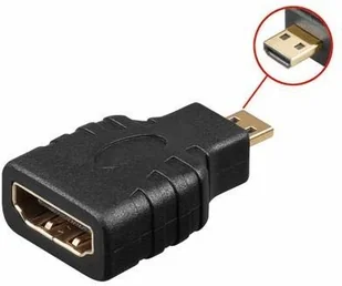 Adapter Hdmi A Żeński na Hdmi D Micro Męski - Adaptery i przejściówki - miniaturka - grafika 2