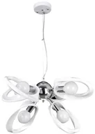 Lampy sufitowe - Lampex Lampa wisząca EMMA 6xE27 414/6b 414/6 BIA - miniaturka - grafika 1