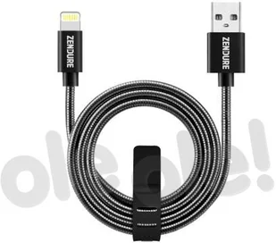Zendure Zendure USB-A LIGHTNING 1m 245749 czarny - Kable USB - miniaturka - grafika 2
