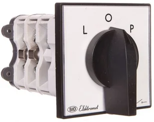 Elektromet Łącznik krzywkowy ŁK 63-42 Zmiana kierunku obrotów L-0-P IP-65 926342 - Inne akcesoria elektryczne - miniaturka - grafika 2