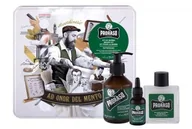Szampony do włosów - Proraso PRORASO Eucalyptus Beard Wash zestaw Szampon do brody 200 ml + balsam do brody 100 ml + olejek do brody 30 ml + metalowe opakowanie dla mężczyzn - miniaturka - grafika 1