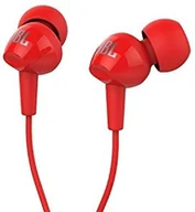 Słuchawki - JBL C100SIURED czerwone - miniaturka - grafika 1