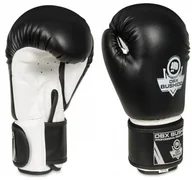 Rękawice bokserskie - DBX Bushido sklep BUSHIDO RĘKAWICE BOKSERSKIE SPARINGOWE CZARNO-BIAŁE ARB-407A - miniaturka - grafika 1