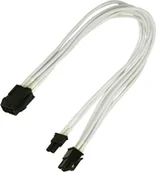 Kable komputerowe i do monitorów - Nanoxia Kabel zasilający PCI-E 6 - 8-Pin Adapter 30cm white - 900400023 - miniaturka - grafika 1