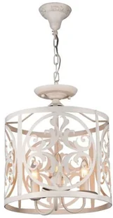 Maytoni LAMPA wisząca RUSTIKA H899-03-W Maytoni okrągła OPRAWA rustykalna ZWIS wzorki kremowe H899-03-W - Lampy sufitowe - miniaturka - grafika 3