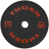 Obciążenia - THORN+FIT Obciążenie do sztangi Training Plate 25kg THORN+FIT - miniaturka - grafika 1