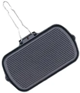 Akcesoria gastronomiczne - Vogue Patelnia grilowa prostokątna | 38x23 cm K417 - miniaturka - grafika 1