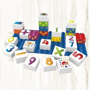 B&B BiOBUDDi BiOBUDDi Klocki z cyframi, 0002 - Klocki - miniaturka - grafika 2