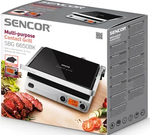 Grill elektryczny Sencor SBG 6650BK - Grille elektryczne Grill elektryczny Sencor SBG 6650BK - Grille elektryczne - miniaturka - grafika 9