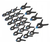 Imadła i ściski - Ściski sprężynowe, zestaw 22 szt. Silverline - miniaturka - grafika 1