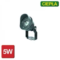 Lampy ogrodowe - Spectrum LED OPRAWA OGRODOWA LED FLORI SPOT 5W BARWA CIEPŁA SLI02017WW - miniaturka - grafika 1