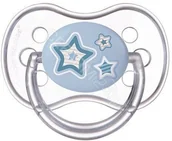 Smoczki uspokajające - Canpol babies CANPOL SMOCZEK SILIKONOWY SYMETRYCZNY NEWBORN BABY 618 MIESIĘCY NIEBIESKI 5901691813953 - miniaturka - grafika 1