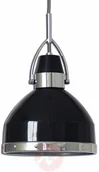 Lampy sufitowe - Näve Industrialna lampa wisząca Britta, czarna - miniaturka - grafika 1