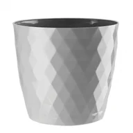 Donice - Galicja Doniczka Cristal 18 cm szary - miniaturka - grafika 1