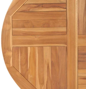 vidaXL Blat stołu, lite drewno tekowe, okrągły, 2,5 cm, 90 cm vidaXL - Blaty meblowe i parapety okienne - miniaturka - grafika 5