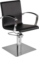 Meble fryzjerskie - AYALA Fotel fryzjerski Partner czarny baza kwadrat - miniaturka - grafika 1