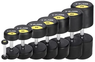 HMS HG PRO 37.5 KG HANTLE GUMOWANE HMS - Hantle i ciężarki - miniaturka - grafika 5