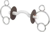 Akcesoria jeździeckie - Beris Wędzidło wielokrążek językowe PORT 18mm - BERIS - soft 65275 - miniaturka - grafika 1