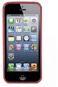 Etui i futerały do telefonów - Phonix IP5GPR Gel Protection Plus etui ochronne z folią ochronną na wyświetlacz do Apple iPhone 5 czerwone 8018435235104 - miniaturka - grafika 1