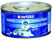 Mokra karma dla psów - Ontario Junior Chicken Pieces&Cartilage 200g - miniaturka - grafika 1