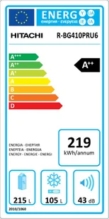 Lodówka Hitachi R-BG410PRU6 GBK - Lodówki - miniaturka - grafika 7