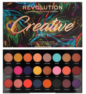 Makeup Revolution Creative Vol 1 Makeup Pigment Palette - Paleta 24 cieni do powiek MAK2DPO-01 - Cienie do powiek - miniaturka - grafika 2