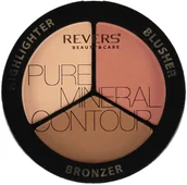 Bronzery i konturowanie twarzy - Revers Revers Pure Mineral Contour Paleta Do Konturowania Twarzy 04 - miniaturka - grafika 1